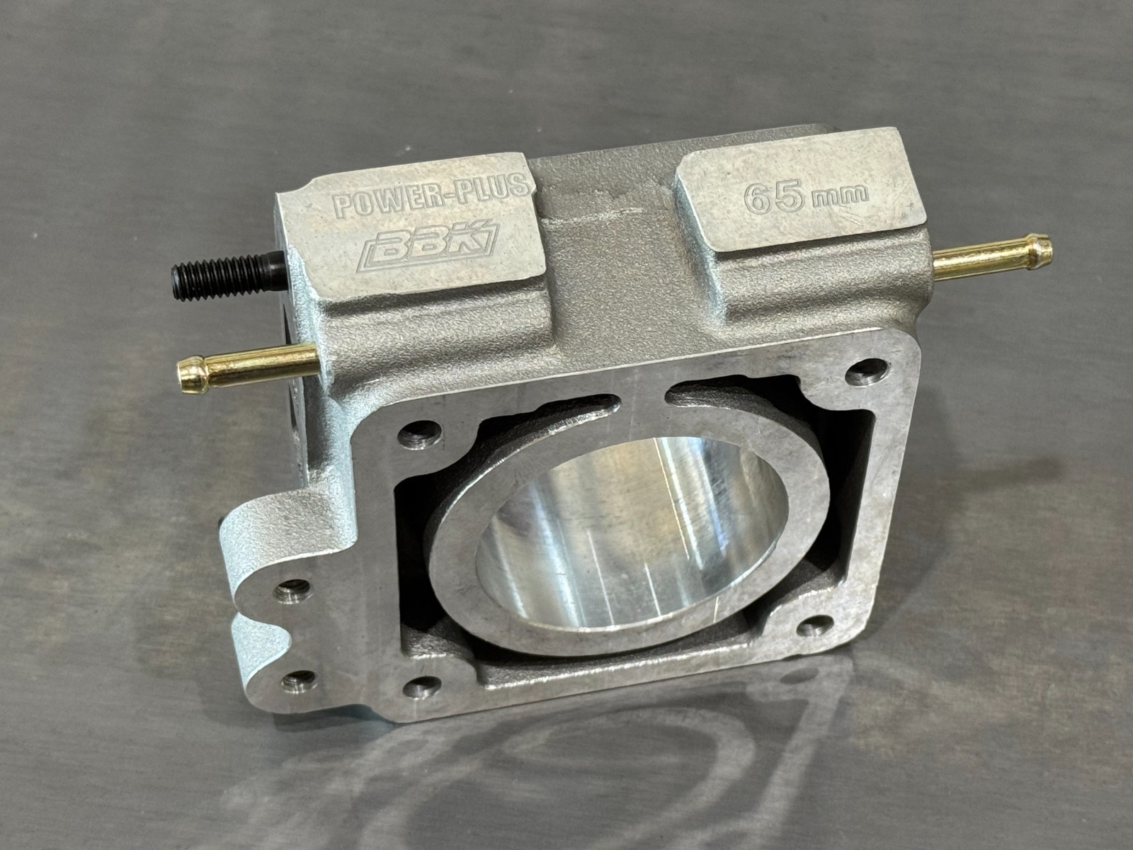 SALE BBK Power+ 65mm EGR Throttle Body Spacer Plate For 86-93 Mustang 5.0 LX GT