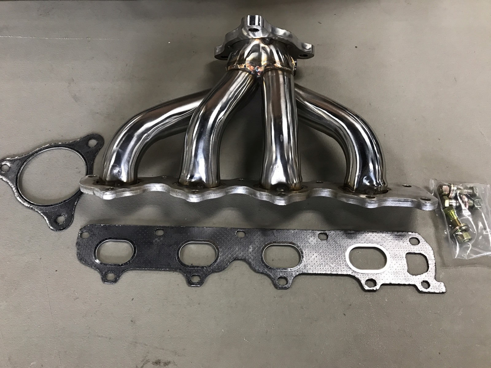 ZZPerformance Shorty Stainless  Header Ecotec 2.0L 2.2L 2.4L Cobalt HHR G5 Ion