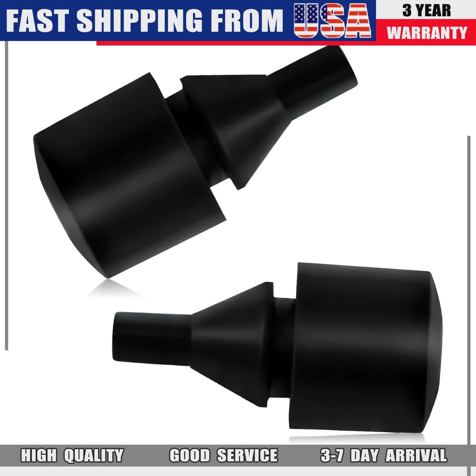 1 Pair Rubber Fuel Filler Door Stop Bumper For Chevrolet Silverado 1500 2500 HD