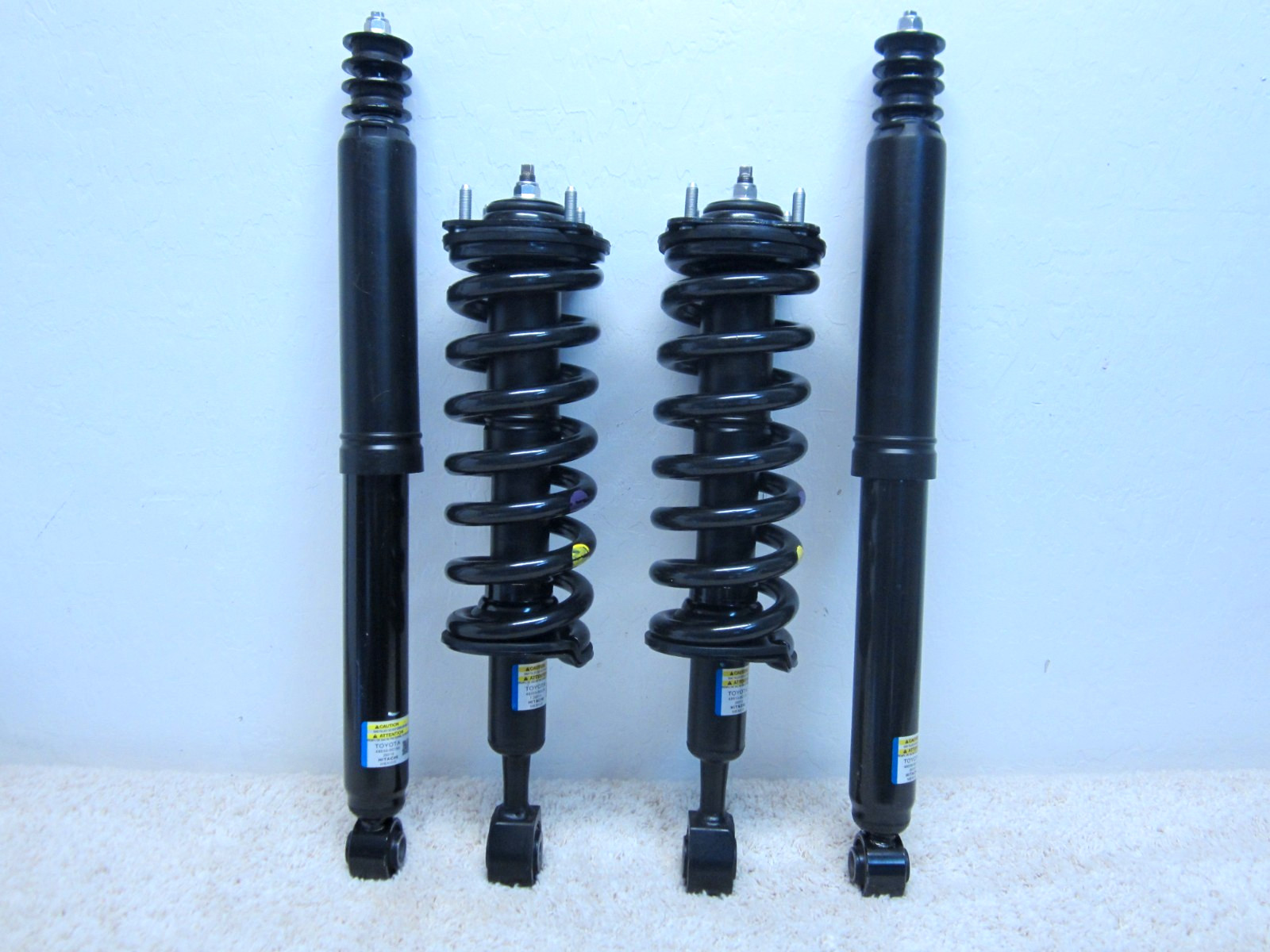 2022 - 2026 TOYOTA TUNDRA OEM HITACHI FRONT & REAR SHOCK SET #1FL-16 2022 - 2026 TOYOTA TUNDRA OEM HITACHI FRONT & REAR SHOCK SET #1FL-16