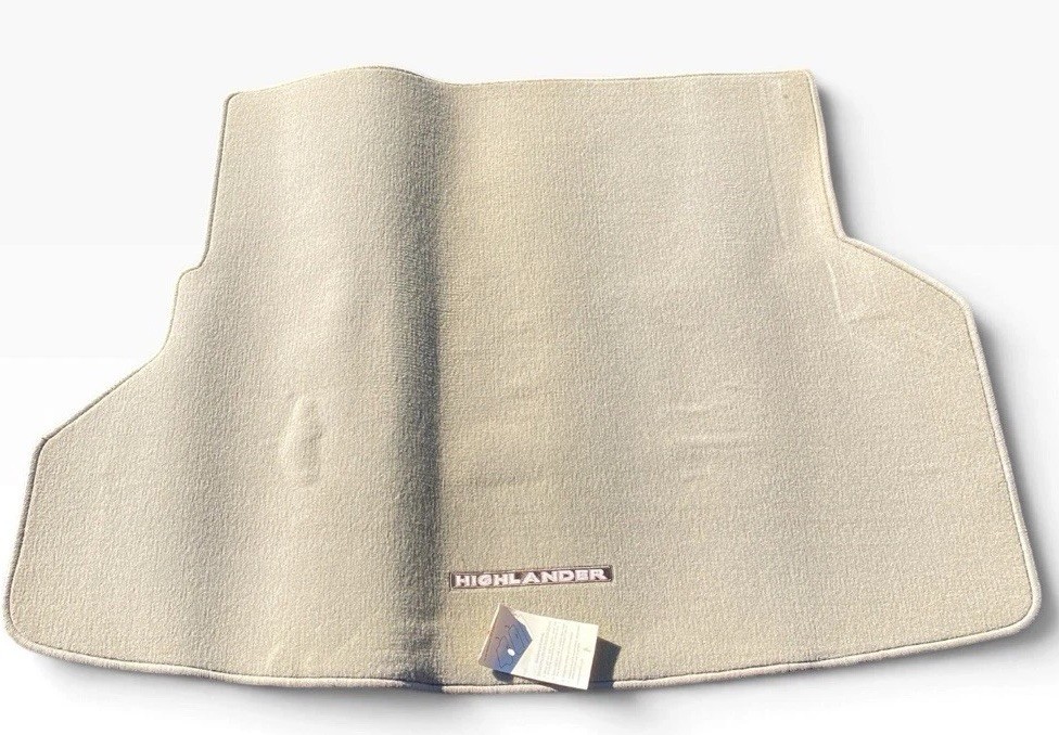 2008-2013 Toyota Highlander OEM Folding Cargo Mat Sand Beige New