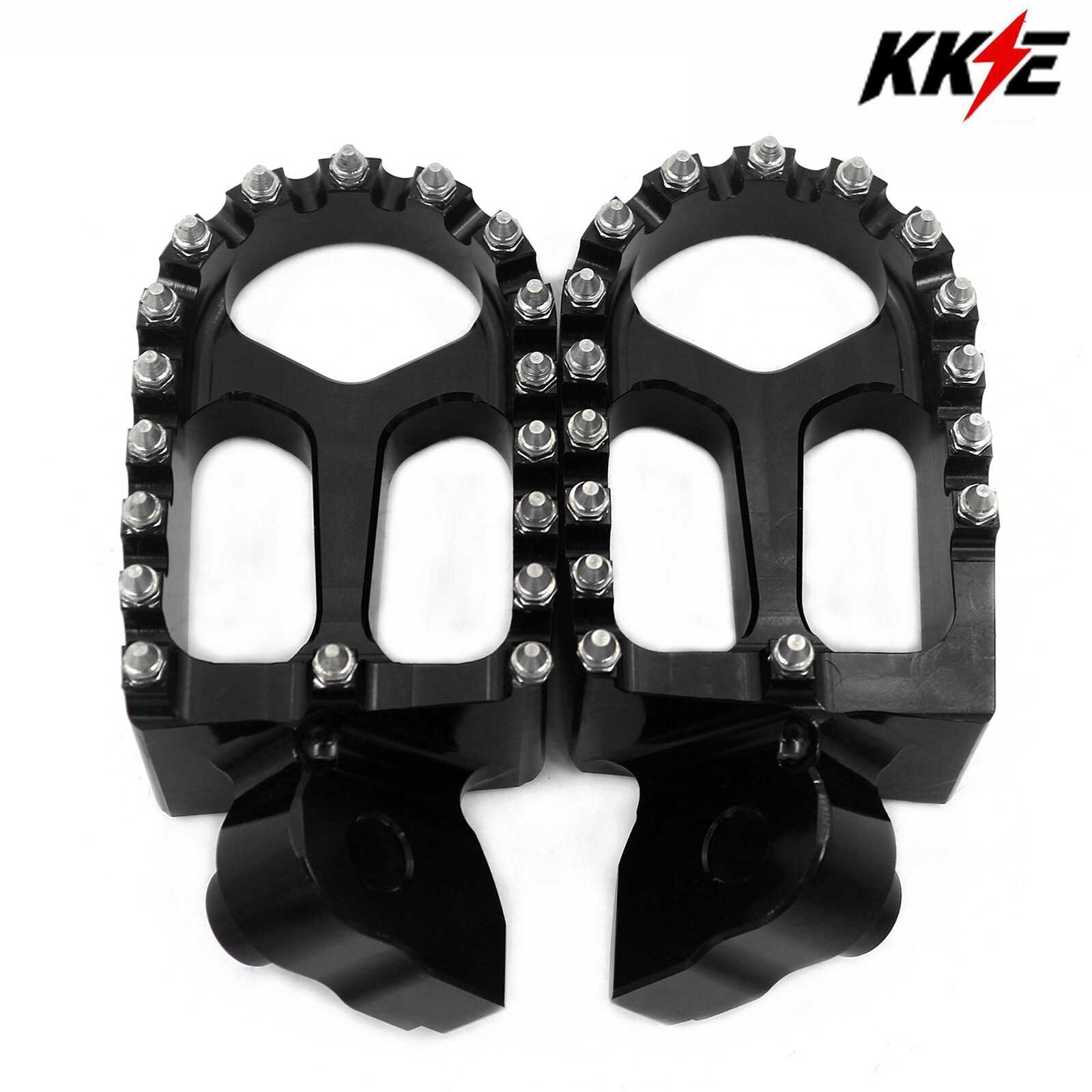 KKE CNC Aluminum Footpegs Footrest For Husqvarna CR TE TE TXC SM 50-610 99-2013