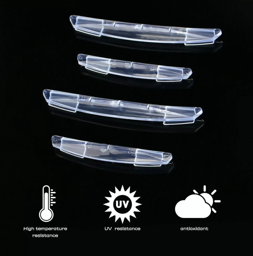 4x Clear Car Door Edge Scratch Anti-collision Protector Guard Strip Accessories 4x Clear Car Door Edge Scratch Anti-collision Protector Guard Strip Accessories