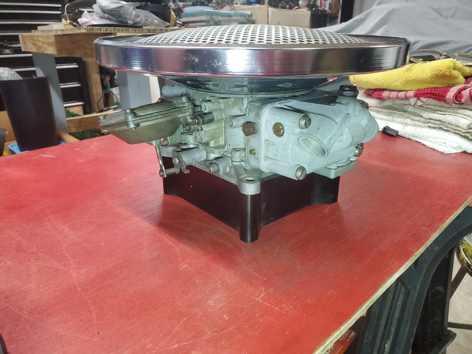 HOLLEY 3916-1s 950cfm 3 Barrel Yenko 427 L88 with Mr. Gskt Fly Eye Air Cleaner HOLLEY 3916-1s 950cfm 3 Barrel Yenko 427 L88 with Mr. Gskt Fly Eye Air Cleaner