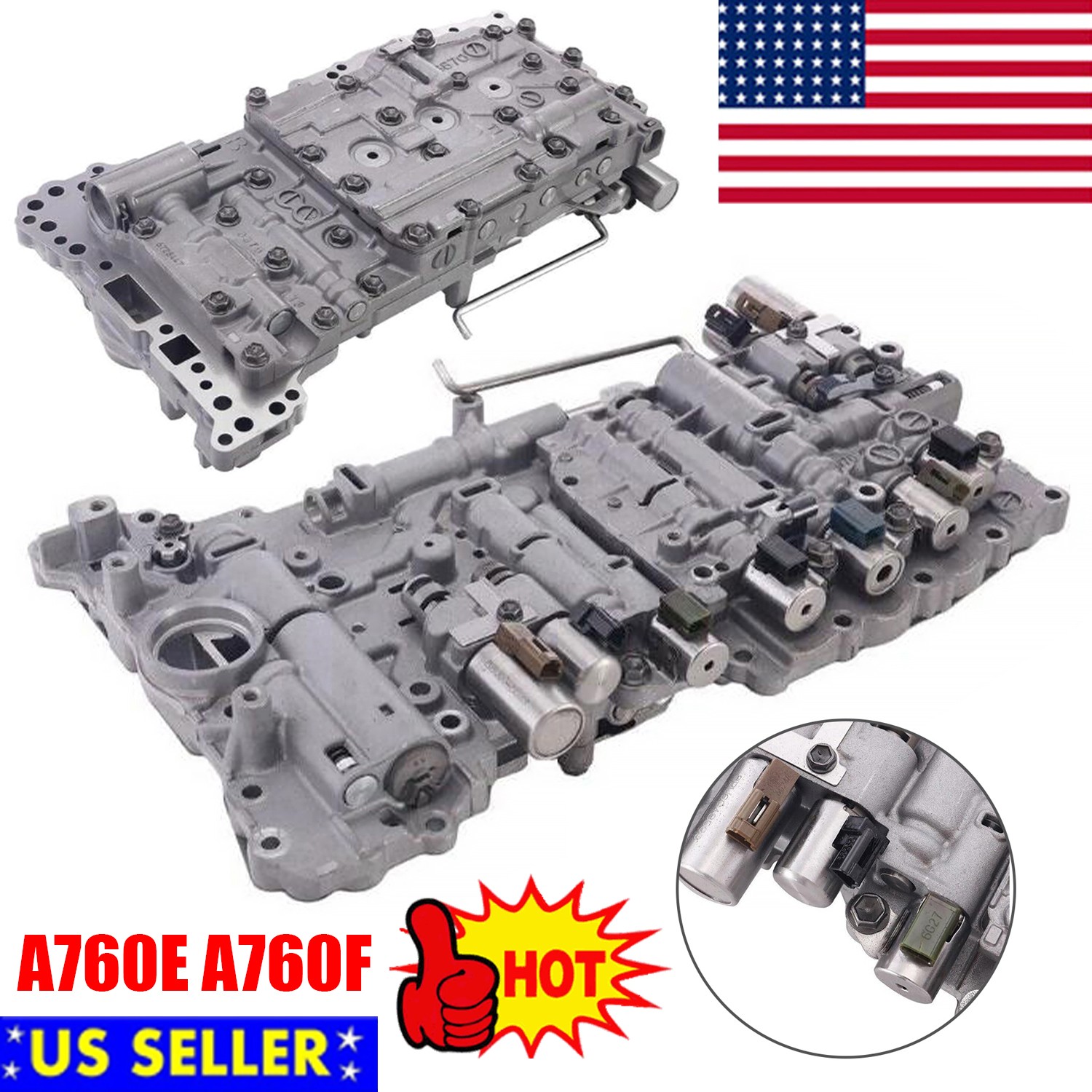A760 A760E A760F Transmission Valve Body W/9 Solenoids For Toyota Tundra 2010-19 A760 A760E A760F Transmission Valve Body W/9 Solenoids For Toyota Tundra 2010-19