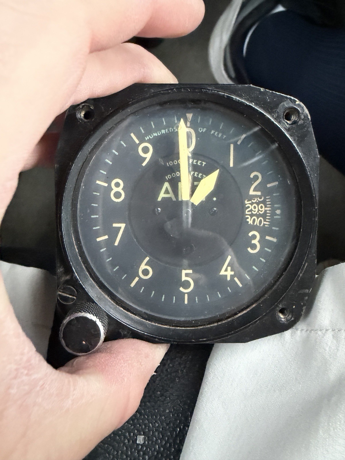 Rare Vintage Kollsman AN5760-4B Altimeter Bonanza Air Sky Harbor F-27 Provenance
