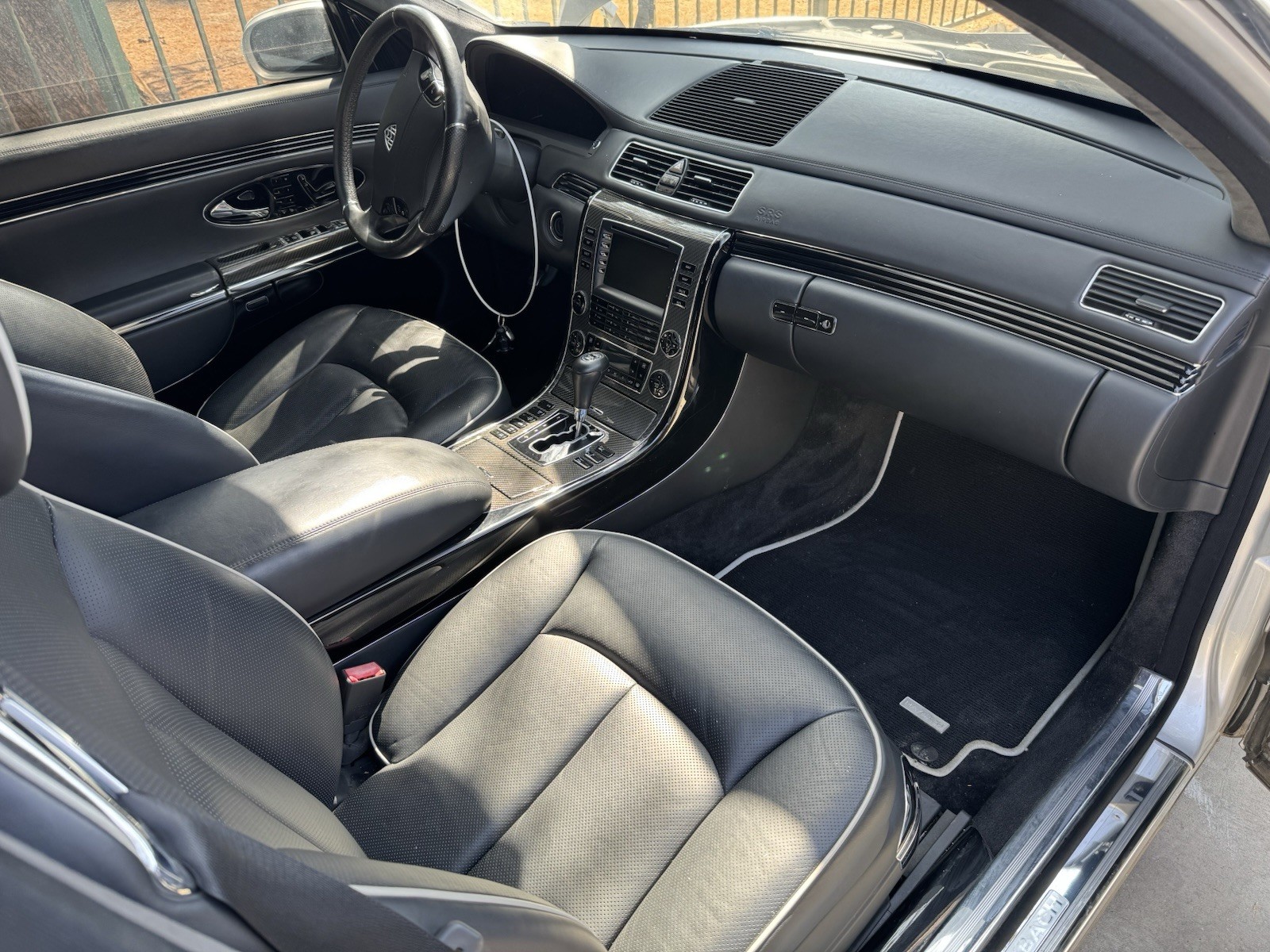 09 Maybach 62S 62 57s Interior Front and Rear Seats Seat Black Color TV 240 W240