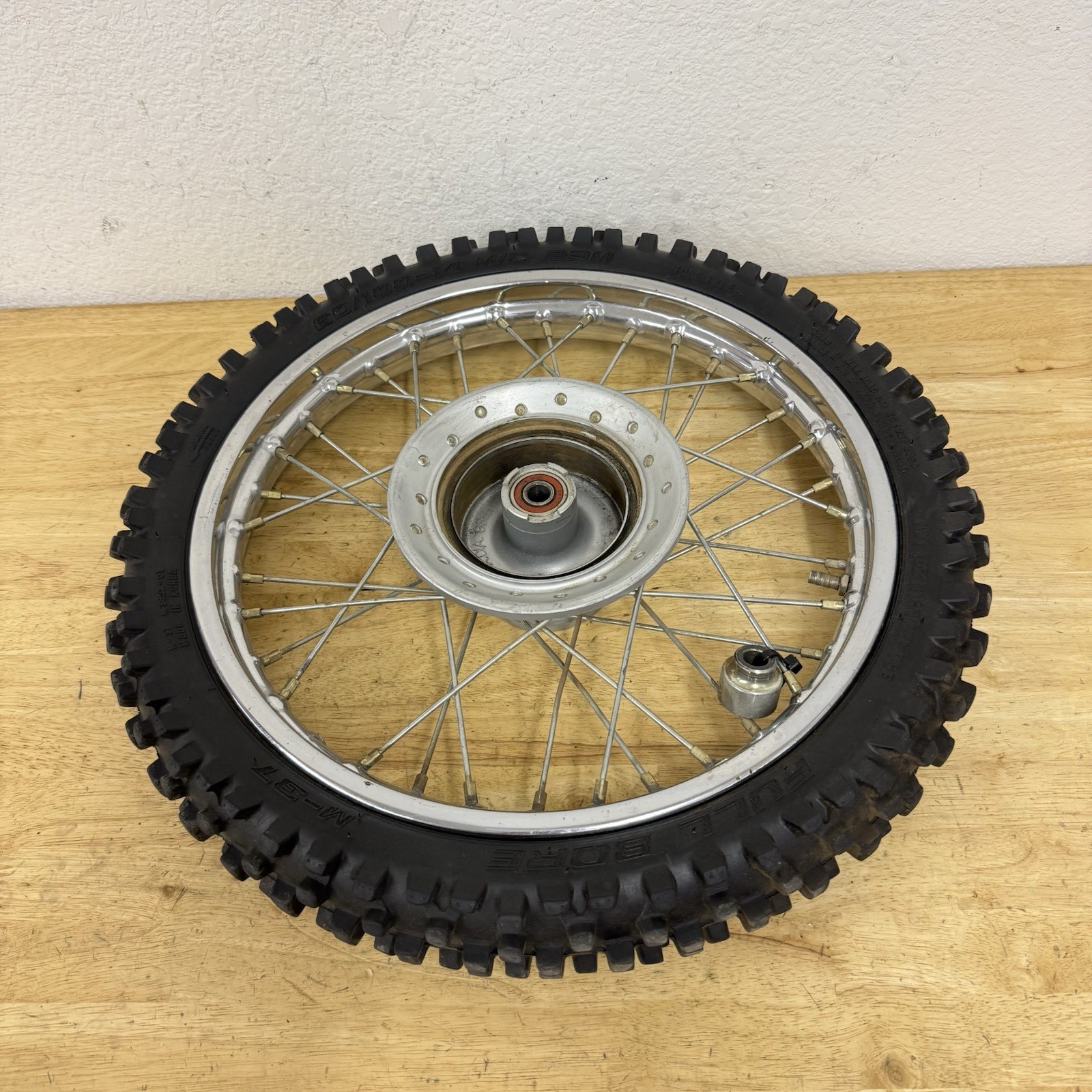 2002 Honda XR70 XR 70 OEM Front Wheel Rim Assembly 14\ 2002 Honda XR70 XR 70 OEM Front Wheel Rim Assembly 14\