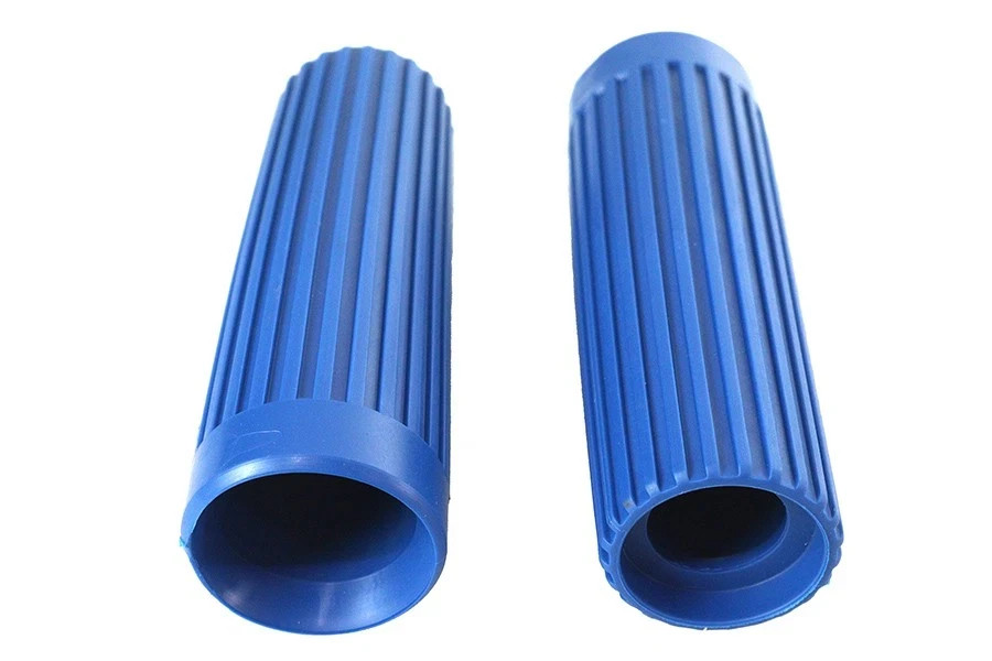 Replica Rib Style Grip Set Blue fits Harley Davidson V-Twin 28-0168 Replica Rib Style Grip Set Blue fits Harley Davidson V-Twin 28-0168