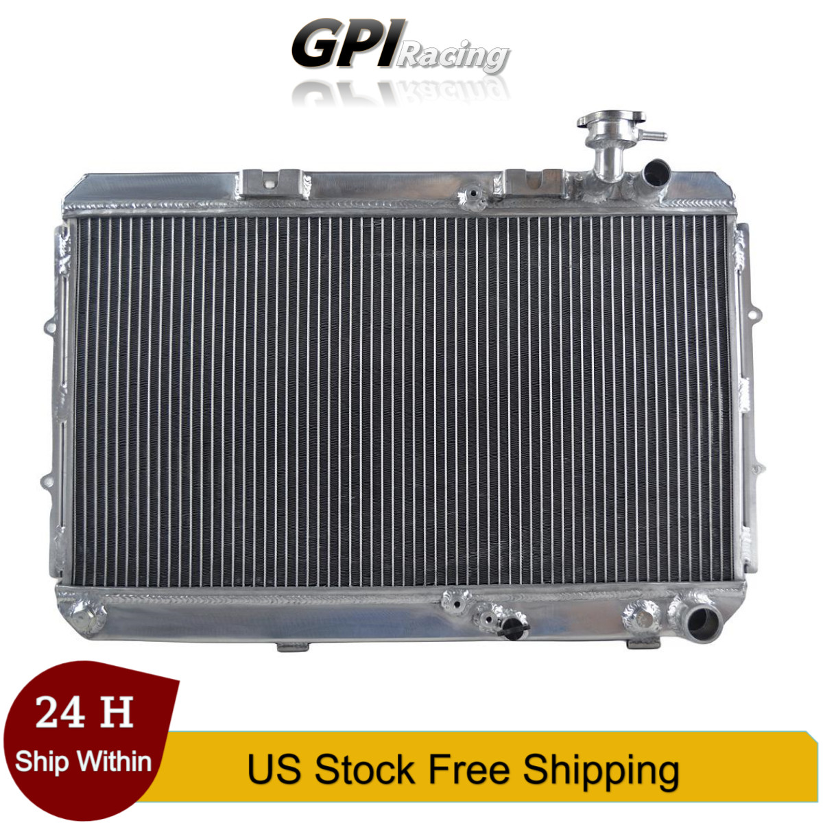 Aluminum Radiator For Honda 1984-87 Ballade CRX AS 1985-87 Integra AV/DA1 Manual