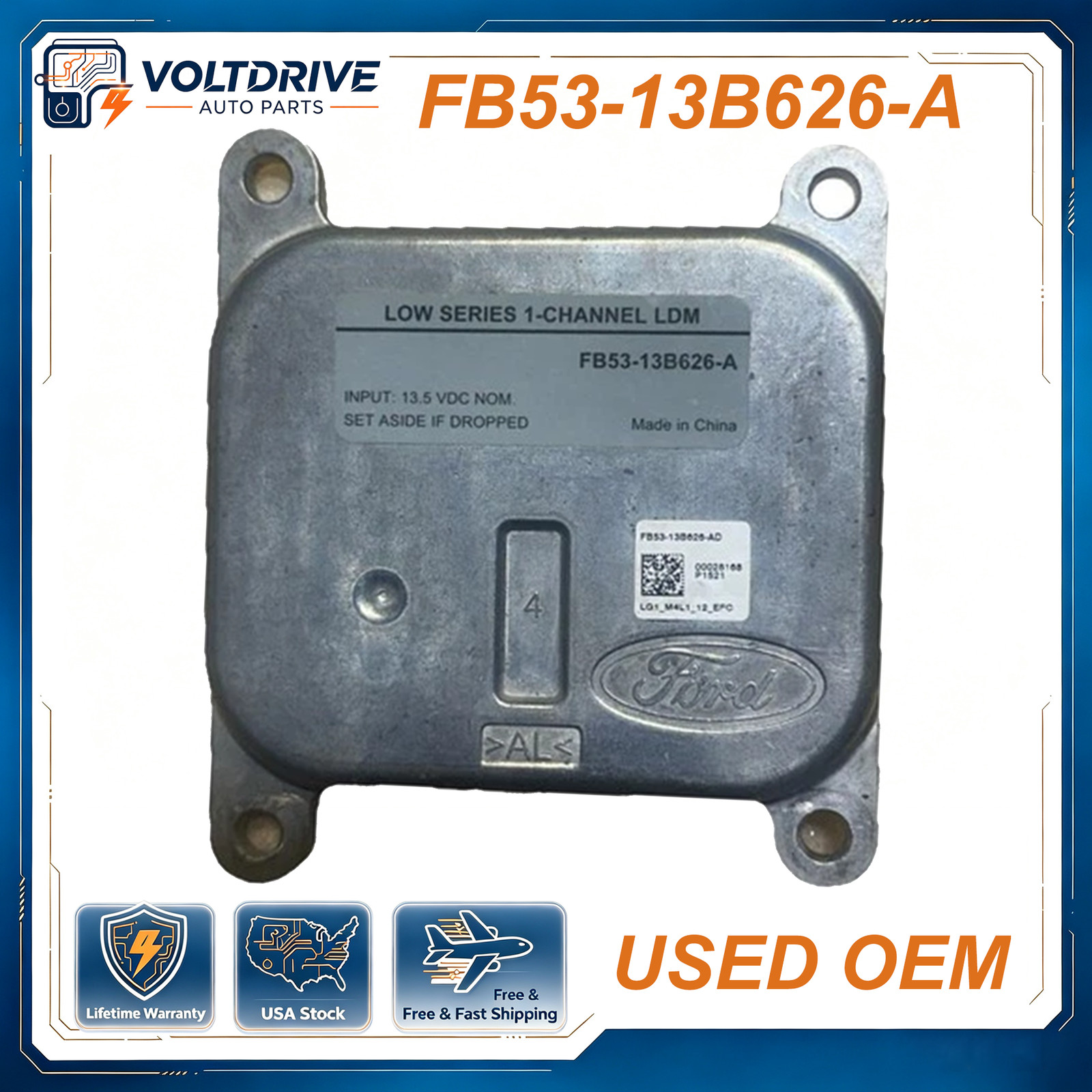 Front LED Headlight Module for Ford Explorer 2016-2019 FB53-13B626-A OEM US