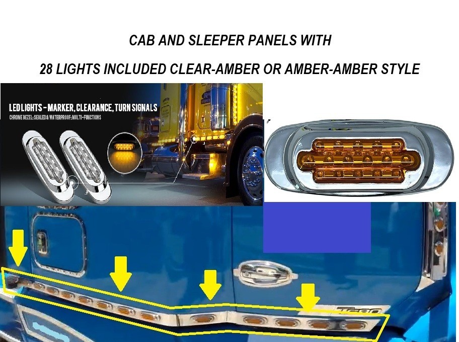 Kenworth T680 Cab & Sleeper Panels 76\