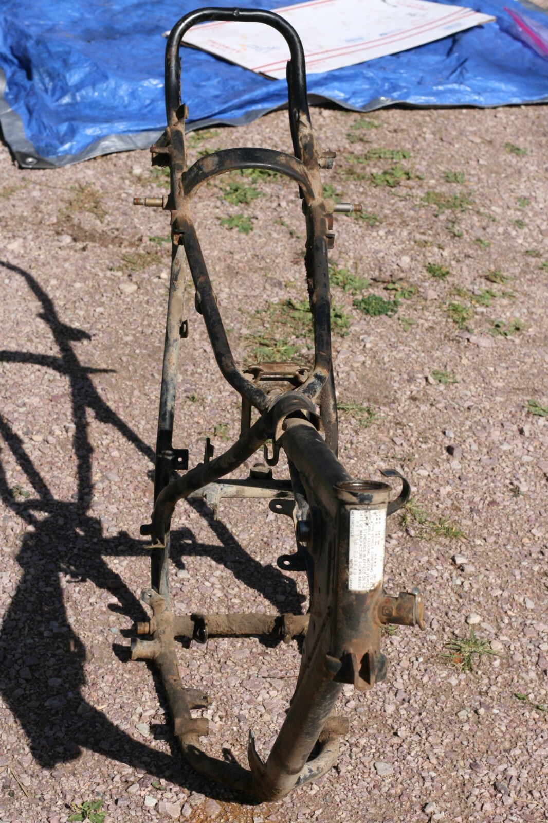 1975 KAWASAKI KE 175 OEM FRAME 1975 KAWASAKI KE 175 OEM FRAME