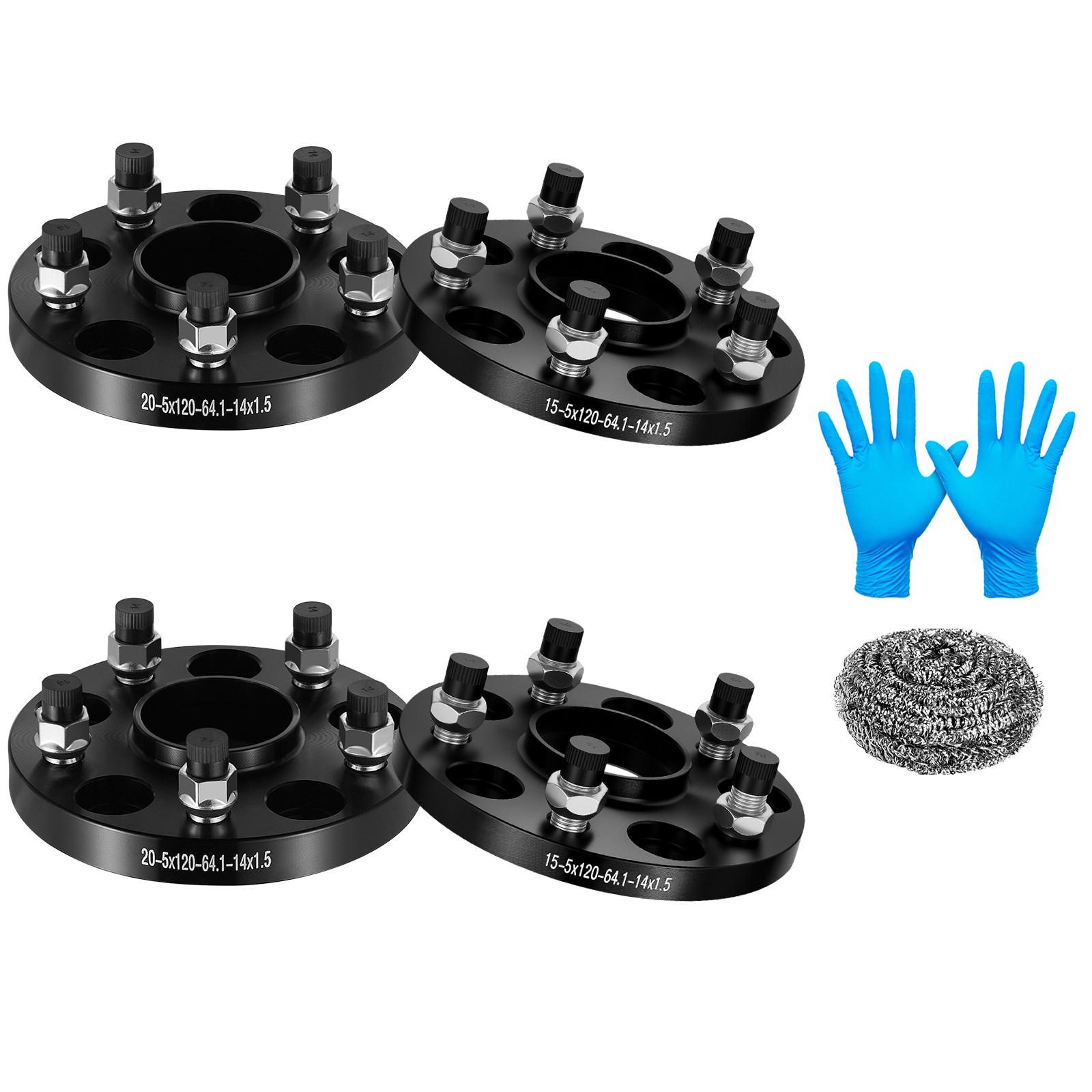 4Pcs 15mm+20mm 5x120 5 Lug HubCentric Wheel Spacers For 2024 Acura Integra