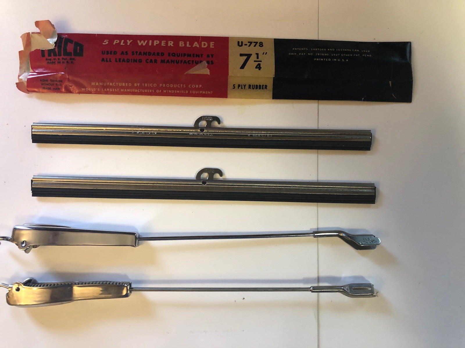 Rare 1931 1932 1933 1935 1936 Auburn NOS Speedster Wiper Arms And Blades Rare 1931 1932 1933 1935 1936 Auburn NOS Speedster Wiper Arms And Blades
