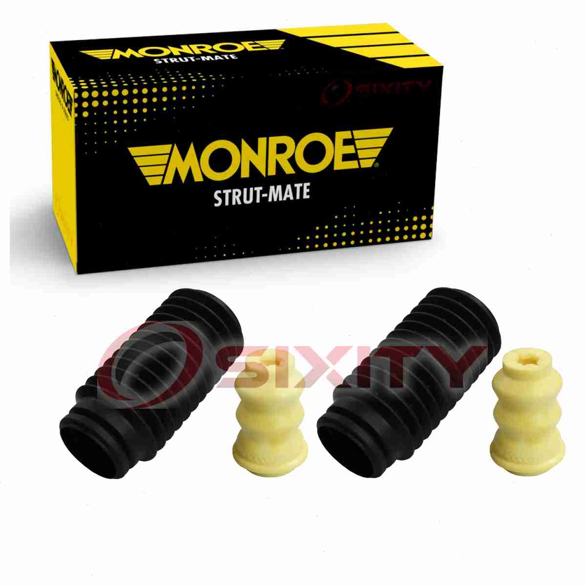 2 pc Monroe Strut-Mate Front Suspension Strut Bellowss for 2007-2014 Honda df 2 pc Monroe Strut-Mate Front Suspension Strut Bellowss for 2007-2014 Honda df