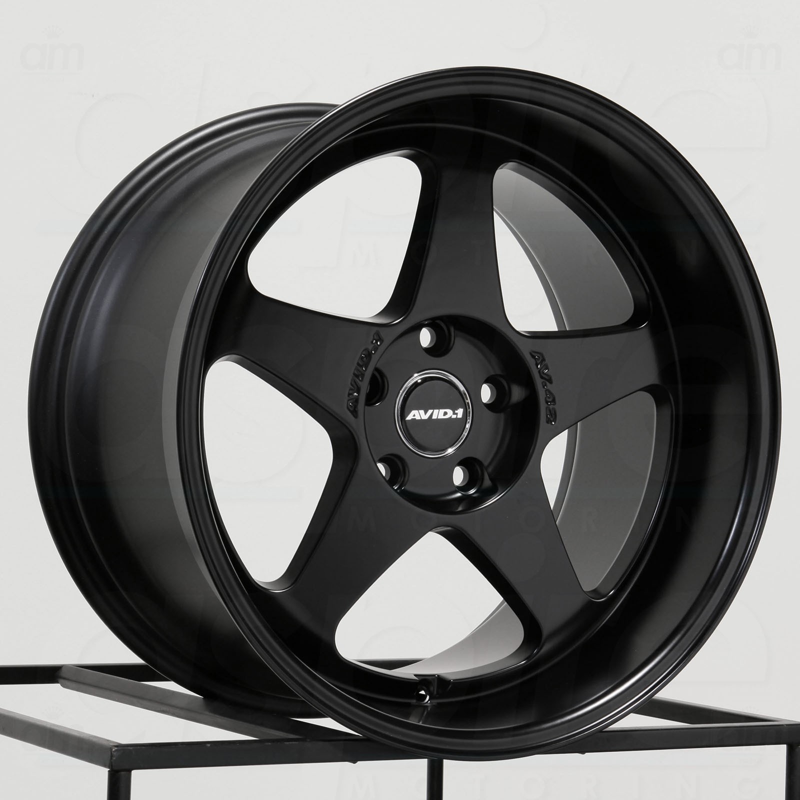 One 18x10.5 AVID1 AV42 5x114.3 22 Matte Black Wheel Rim 73.1 One 18x10.5 AVID1 AV42 5x114.3 22 Matte Black Wheel Rim 73.1