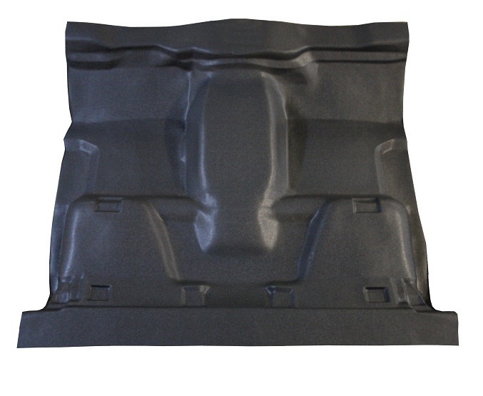 ACC BLACK VINYL FLOOR 08-16 F250-F550 4-DR EXTENDED / SUPER CAB -REPLACES CARPET