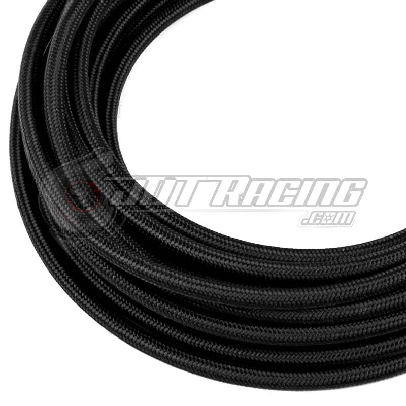 AN16 16AN Black Nylon Braided Stainless Steel Hose HIGH QUALITY 10FT Feet Length