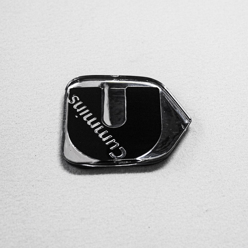 1Pc 2nd gen 94-02  Front Grille Head Emblem Chrome  Black Badge NamePlate