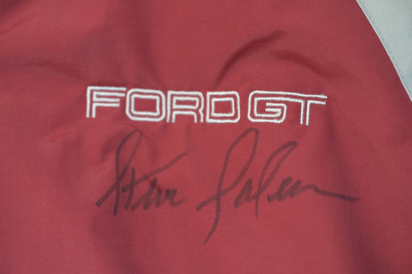 Vintage FORD GT '05-'06 STEVE SALEEN AUTOGRAPHED FACTORY LINED JACKET *RARE* LRG Vintage FORD GT '05-'06 STEVE SALEEN AUTOGRAPHED FACTORY LINED JACKET *RARE* LRG