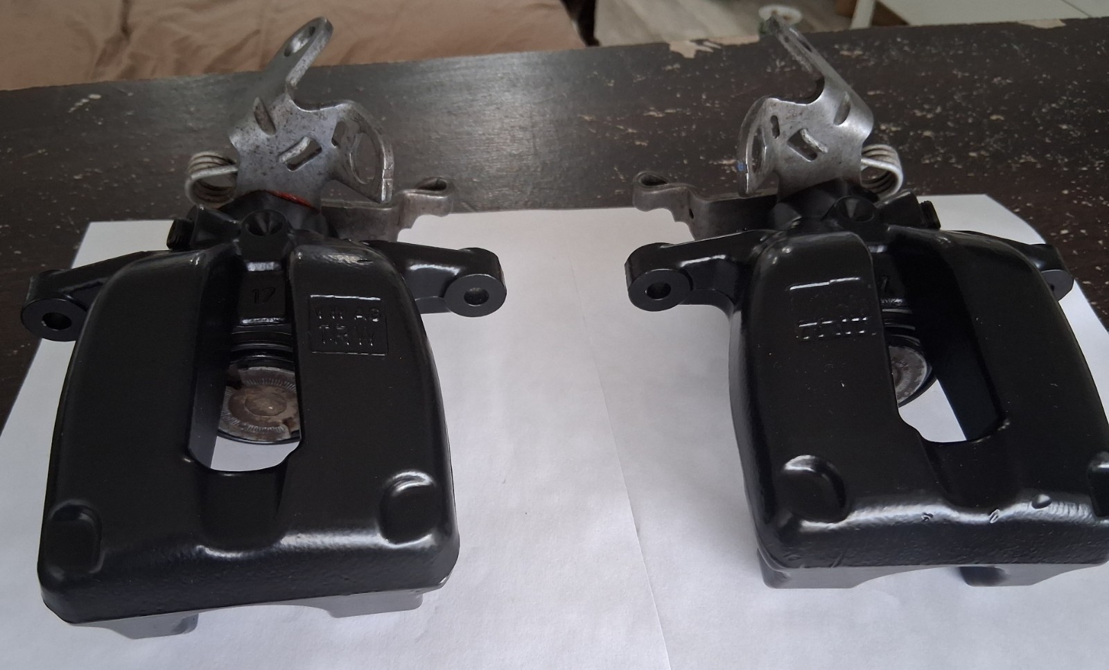 Audi TTS TTRS / VW R32 Rear Brake Calipers 310mm Rebuilt & Powder Coated Audi TTS TTRS / VW R32 Rear Brake Calipers 310mm Rebuilt & Powder Coated