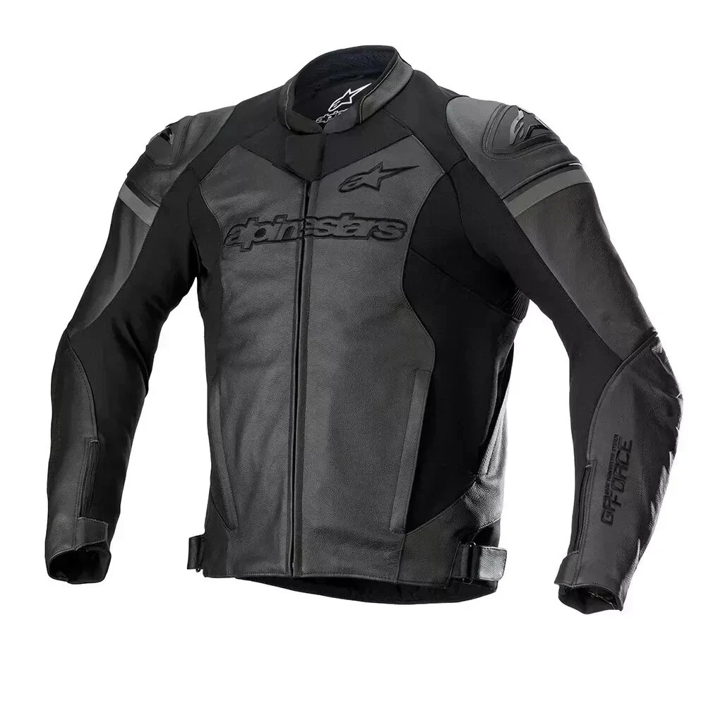 Alpinestars Motorrad Racing Cowhide Leather Jacket–MotoGP Style Motorcycle Biker