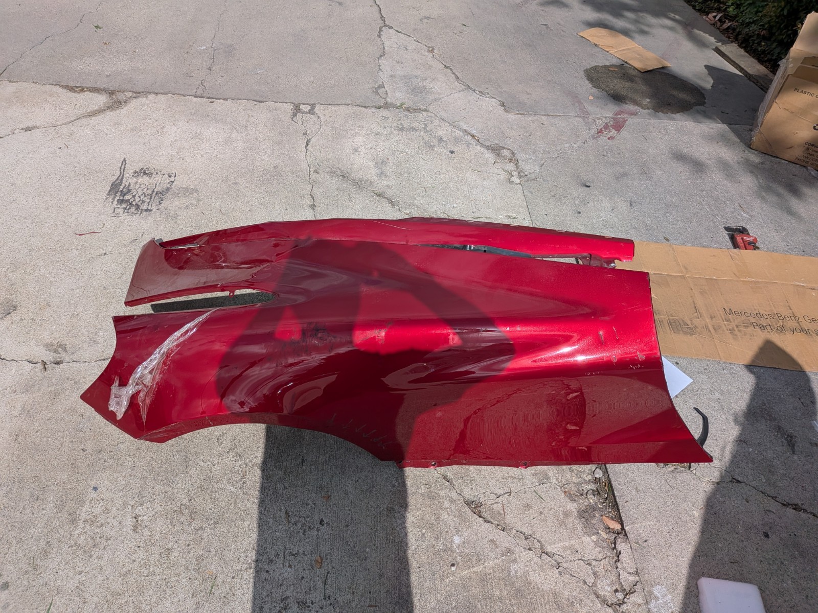 17-22 McLaren 720S Coupe Rear Right Rear Quarter PANEL  14AC476CP OEM (DENTED)