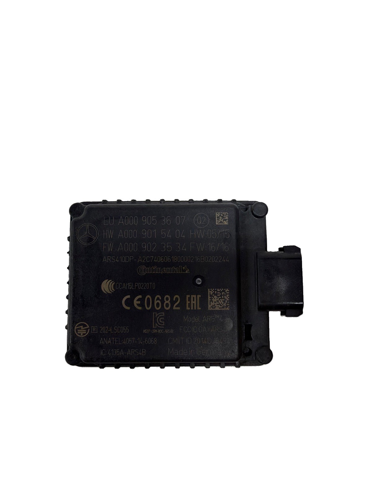 2017-2023 Mercedes-Benz E S CLS Class Front Distronic Radar Sensor OEM #27 2017-2023 Mercedes-Benz E S CLS Class Front Distronic Radar Sensor OEM #27