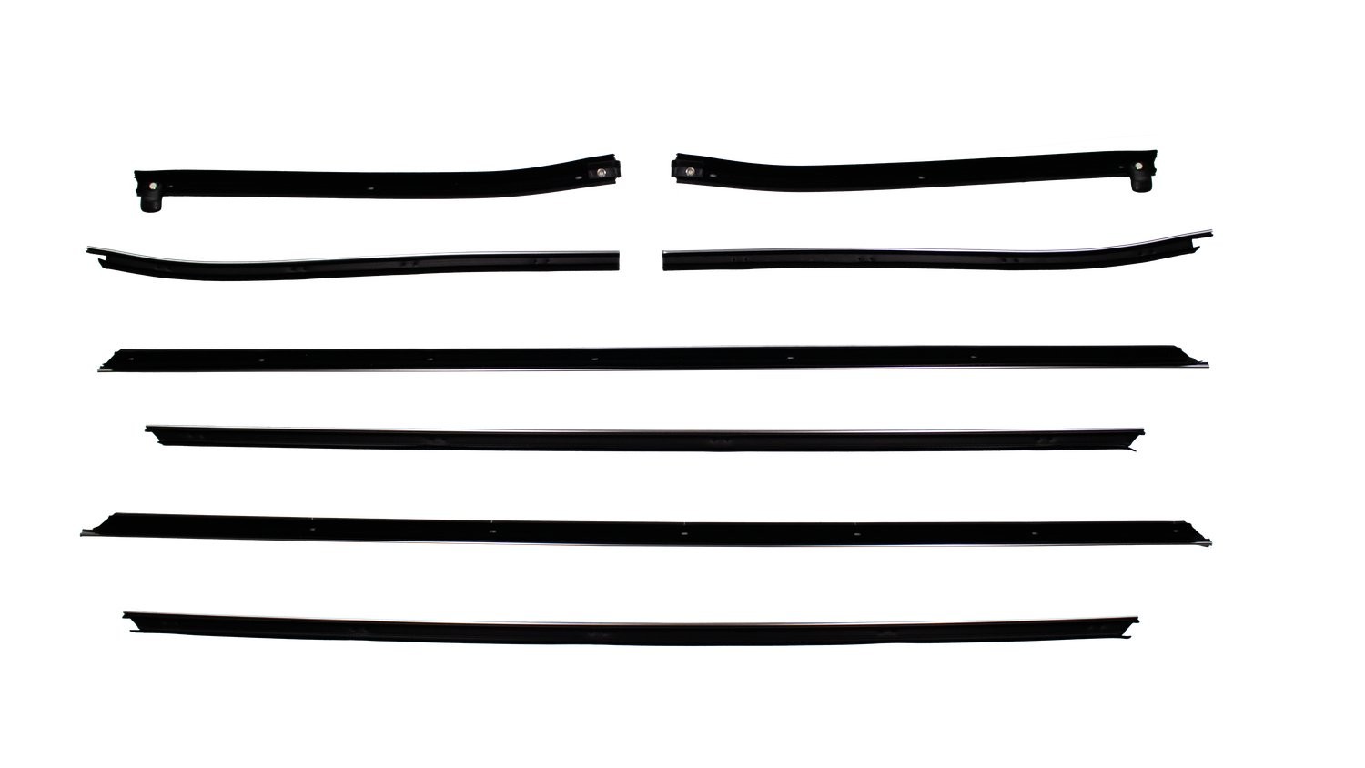 JEGS Complete Window Guide Felt Kit for 1970-1972 Chevrolet Chevelle