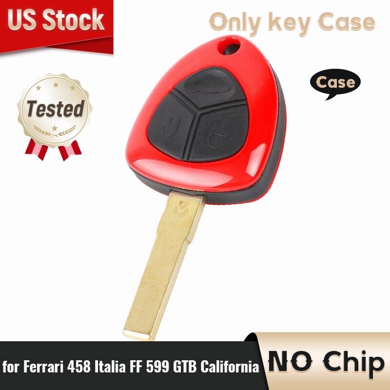 for Ferrari 458 Italia FF 599 GTB California 2010-2014 Remote Key Shell Case Fob