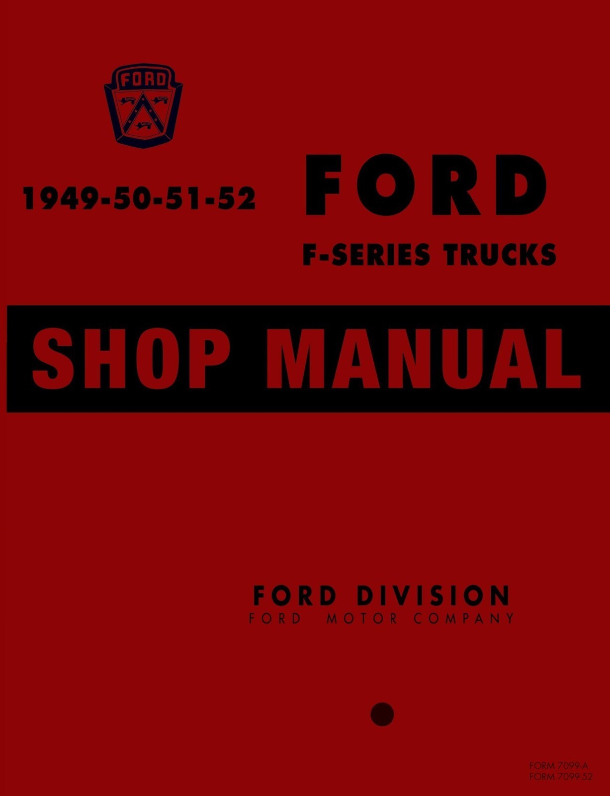 1949-1952 Ford Truck Shop Manual