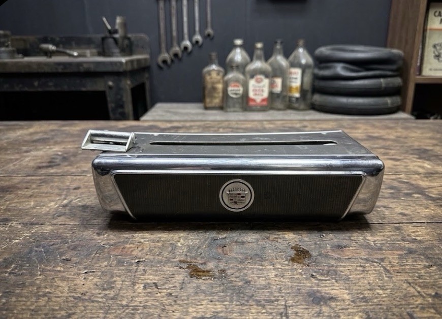 Vintage 1967 1968 1969 1970 Cadillac Bowtie Tissue Dispenser Original GM OEM