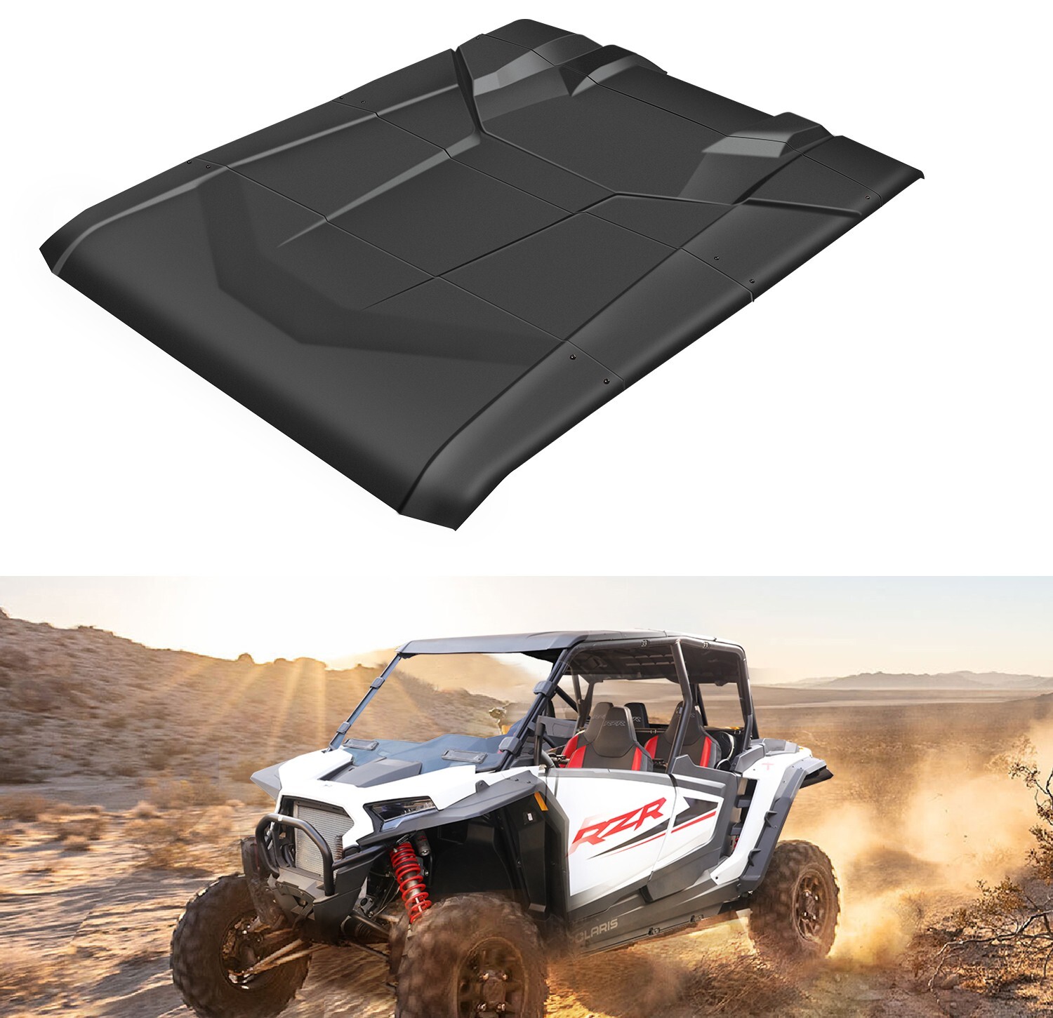 CPOWACE UTV Hard Roof For Polaris RZR XP 4 1000 2024+ Replace OEM#2884554