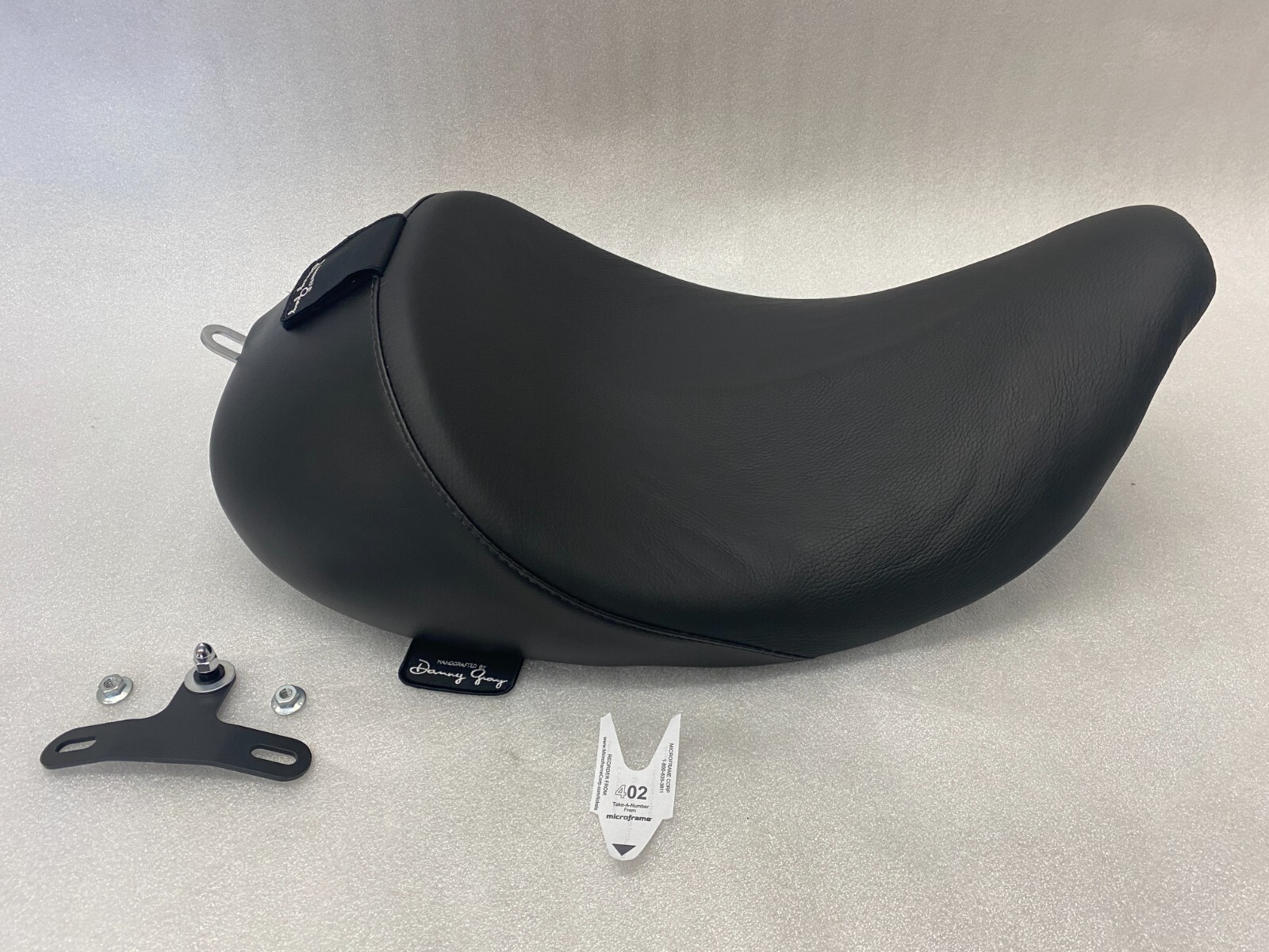 Danny Gray Bigseat Backrest Seat Plain Smooth for HARLEY DAVIDSON TOURING B4 Danny Gray Bigseat Backrest Seat Plain Smooth for HARLEY DAVIDSON TOURING B4
