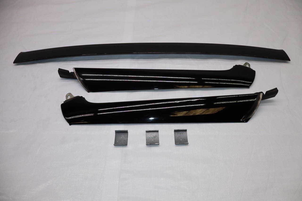 2005 CHRYSLER CROSSFIRE ZH COUPE #447 WINDSHIELD MOLDING PILLAR TRIM SET