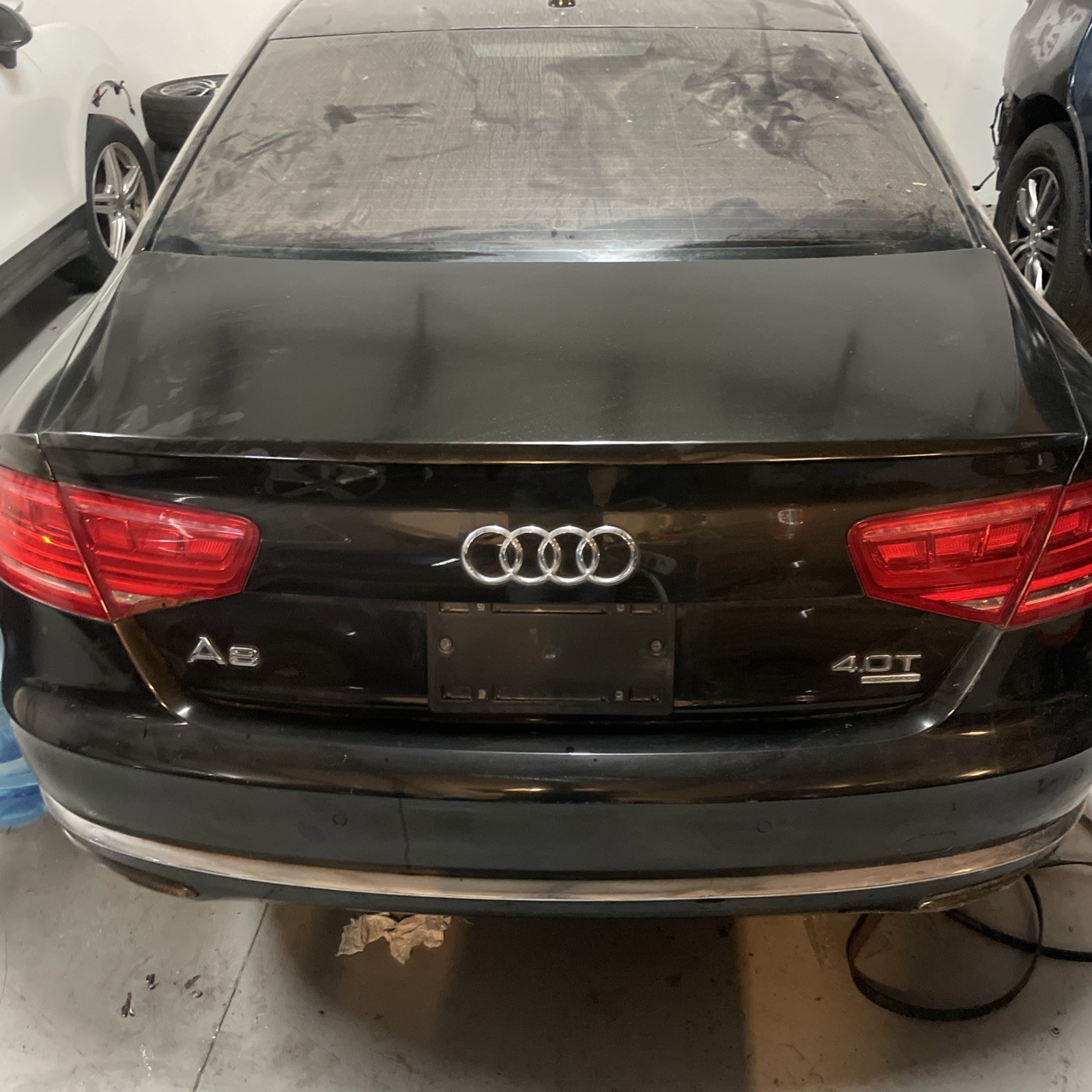 2011 2012 2013 2014 Audi A8 S8 Rear Trunk assembly black OEM 11 12 13 2011 2012 2013 2014 Audi A8 S8 Rear Trunk assembly black OEM 11 12 13