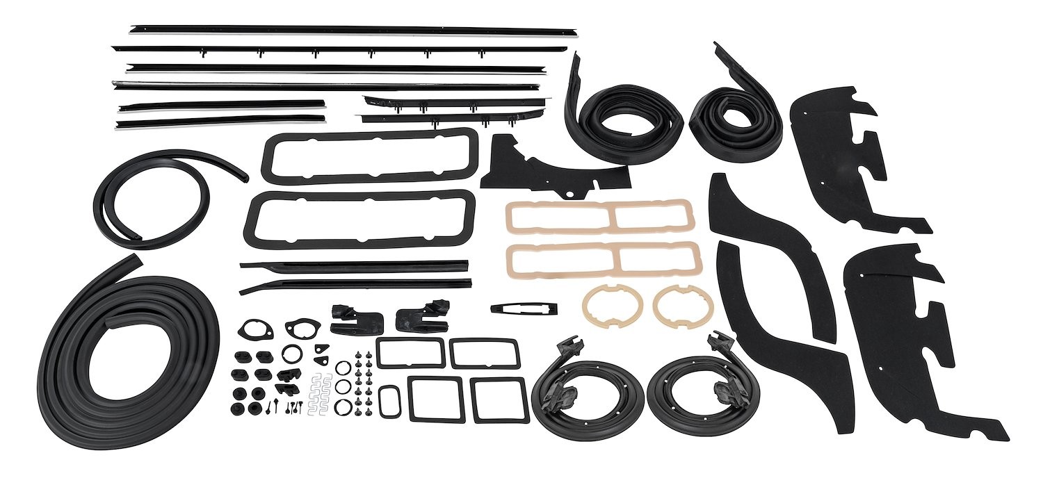 JEGS Complete Weatherstrip Kit for 1967 Chevrolet Camaro RS [Coupe Models Only]