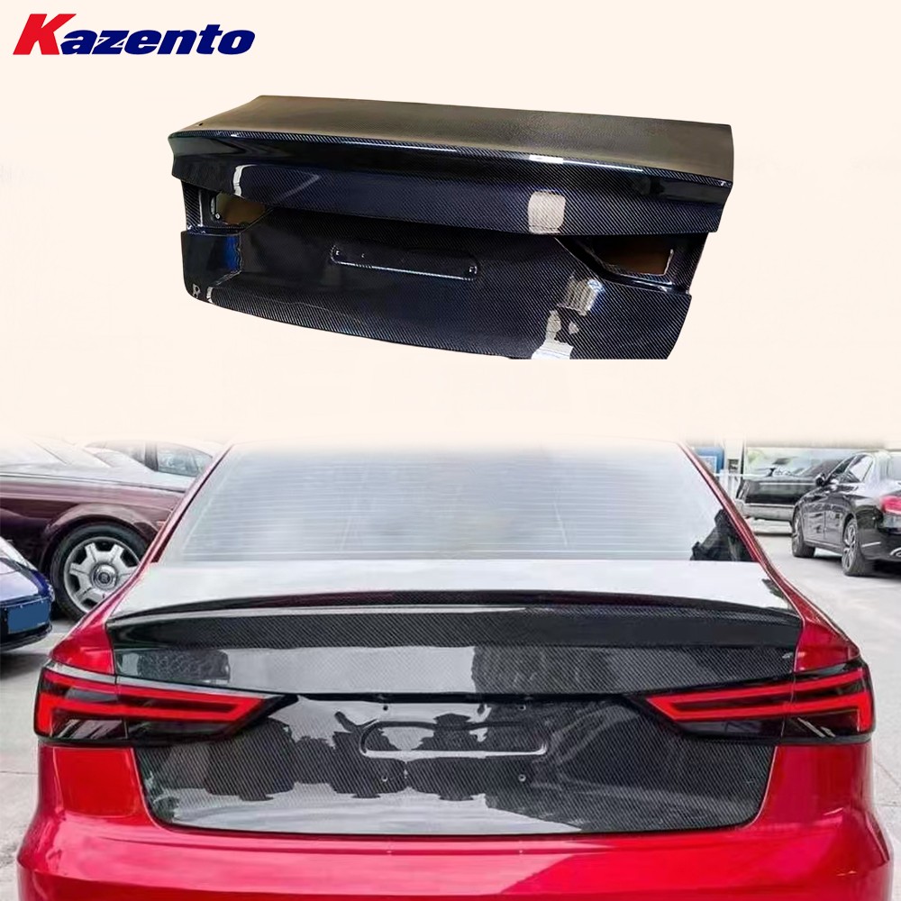 Rear Bumper Trunk Boot Lid Carbon OE For Audi A3 S3 RS3 Type 8V (4Dr Only) 12-20