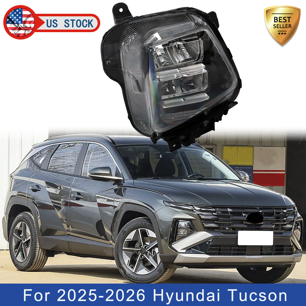 For 2025-2026 Hyundai Tucson Right Side Headlamps Headlights Assembly RH For 2025-2026 Hyundai Tucson Right Side Headlamps Headlights Assembly RH
