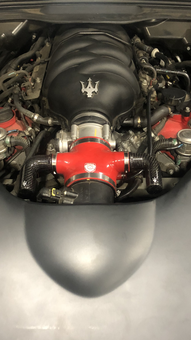 Maserati GranTurismo - QP Upgraded Air Intake (RED - Intake Only)