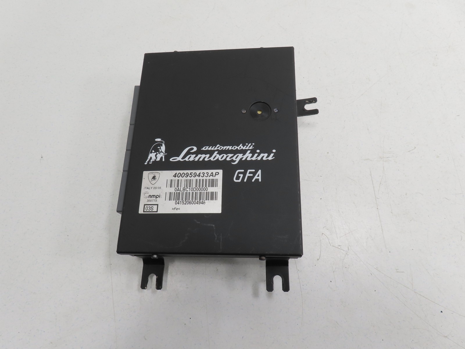 06 Lamborghini Gallardo #1310 Module, ECM GFA Body Computer Control Unit 4009594 06 Lamborghini Gallardo #1310 Module, ECM GFA Body Computer Control Unit 4009594