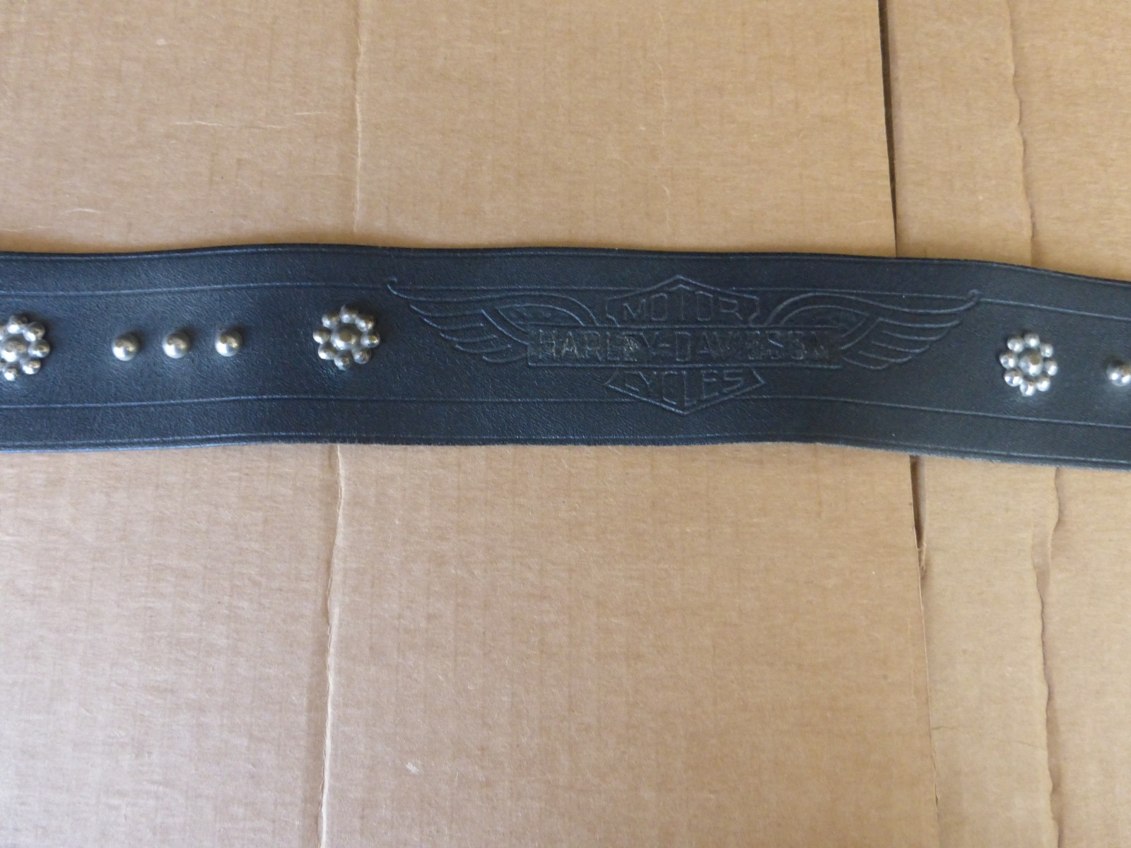 Vintage Harley Davidson  Motorcycle Belt Leather Western