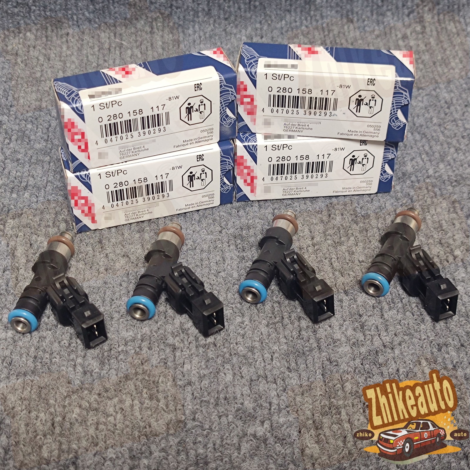 4Pcs 52lb 550cc Fuel Injectors Bosch Fits For EV14 Audi A4 Golf Jetta Passat NEW