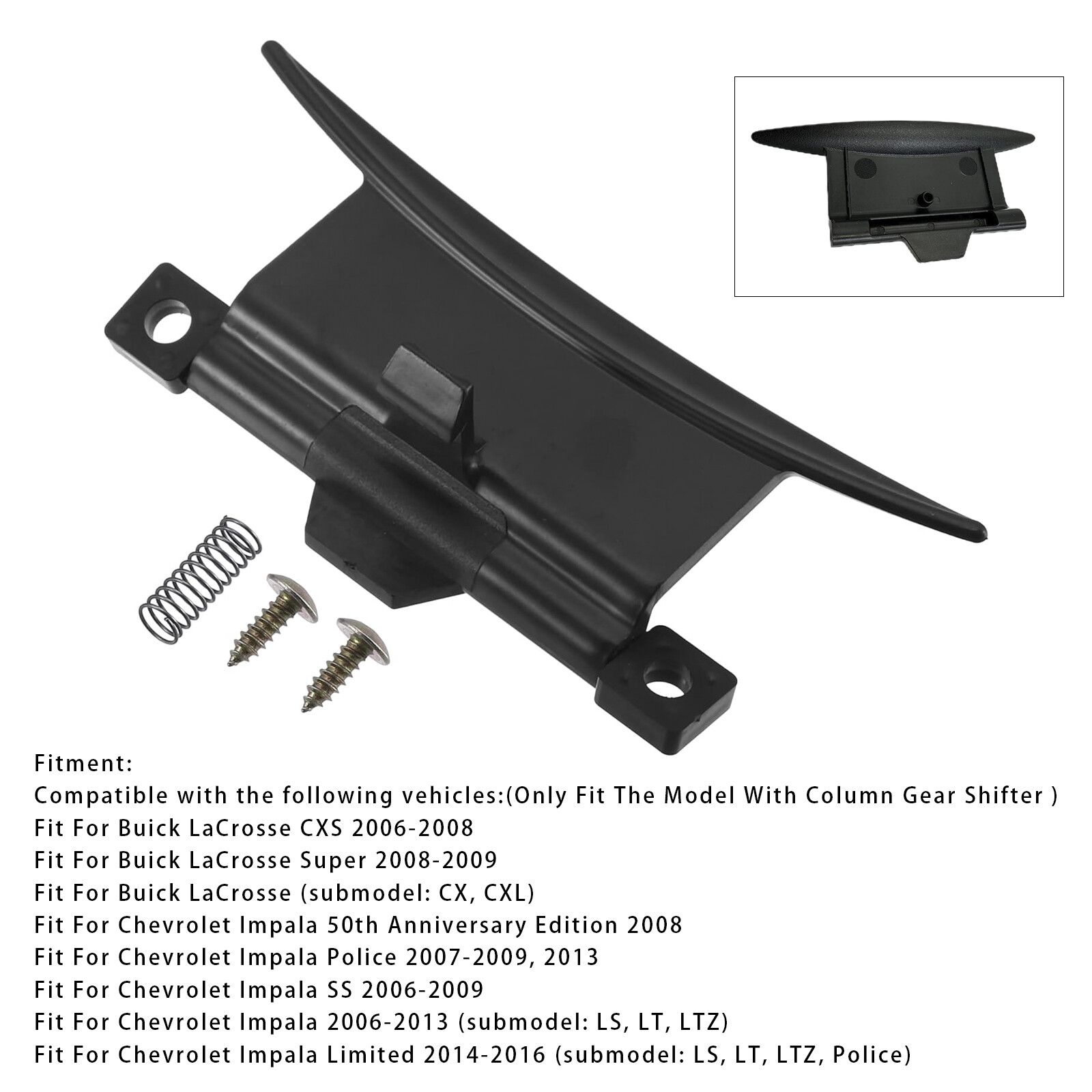 US Black Centre Console Armrest Lid Latch For Chevy Impala 2006-2013 19124205 US Black Centre Console Armrest Lid Latch For Chevy Impala 2006-2013 19124205