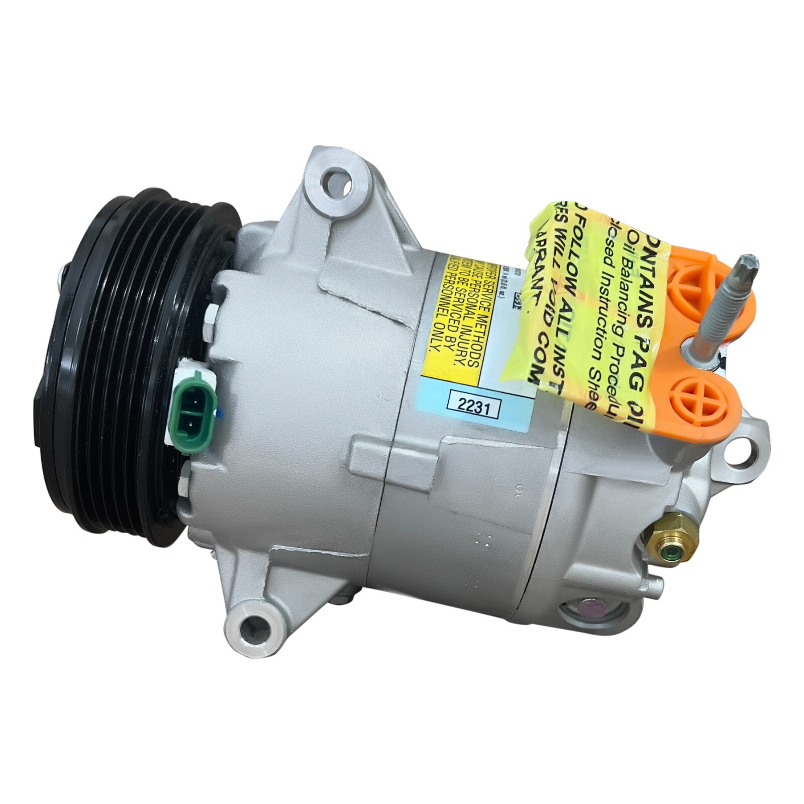 New OEM Mahle AC Compressor Fits Chevrolet Cobalt 2.2L, 2.4L 2006 2007