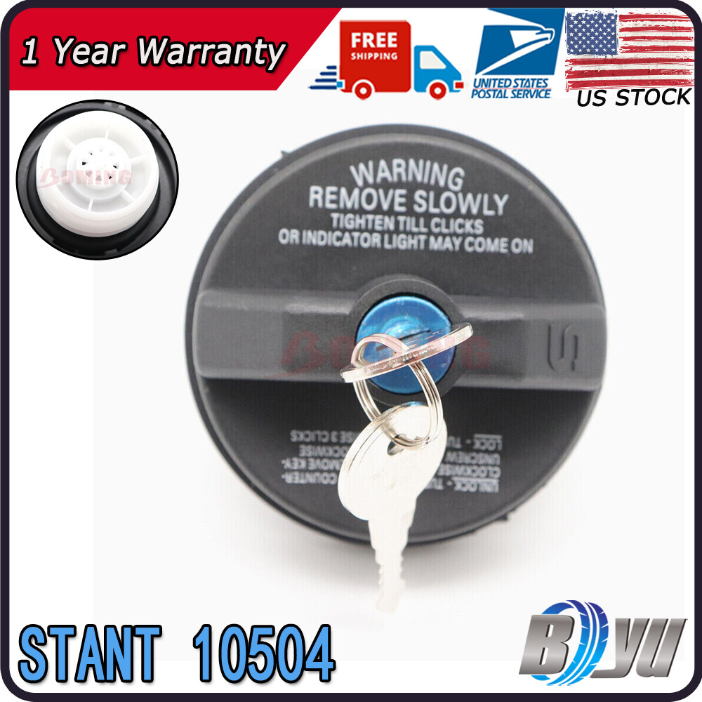 New Stant 10504 Fuel Cap Type Locking Gas Cap With Keys For Chevrolet Fuel Tank