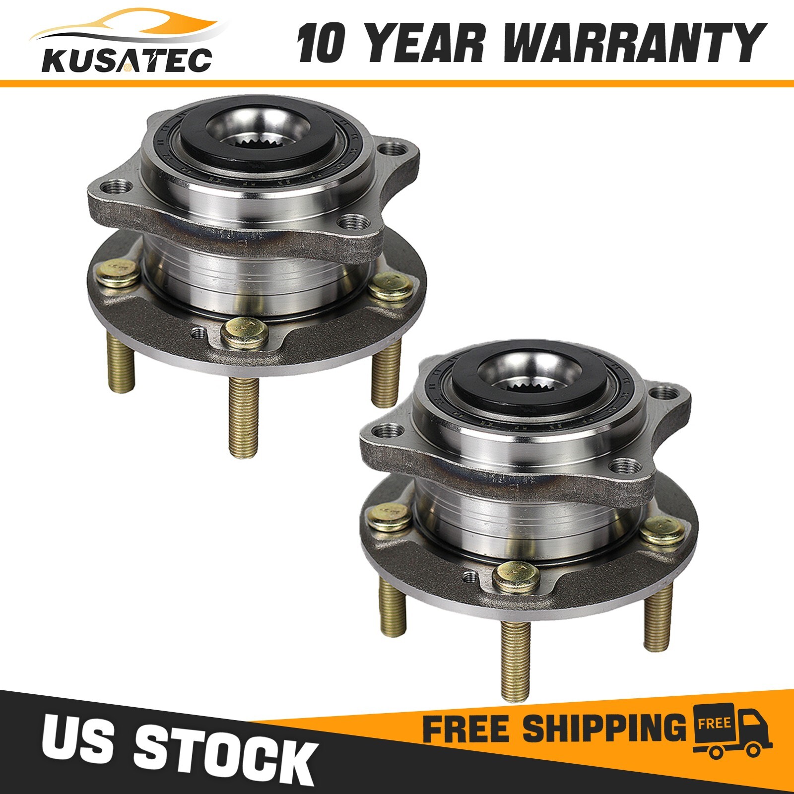 Pair (2) Front Wheel Bearing Hub Assembly For Hyundai Santa Fe Xl Veracruz Pair (2) Front Wheel Bearing Hub Assembly For Hyundai Santa Fe Xl Veracruz