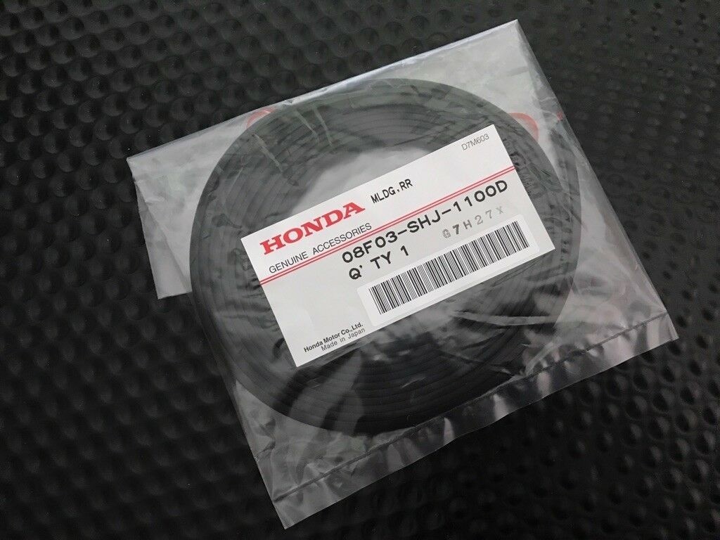 GENUINE for HONDA FRONT OR REAR LIP SPOILER UNDERBODY MOLDING TAPE STRIP BLACK