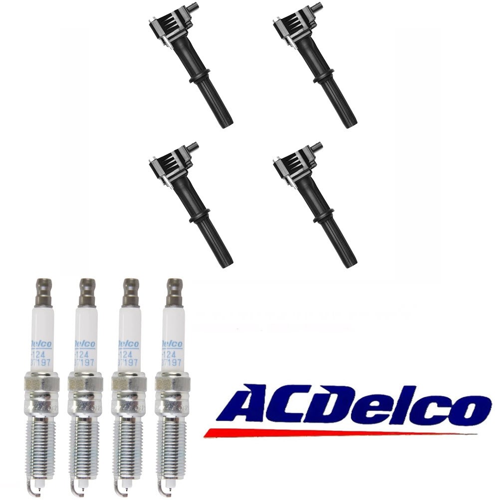 4x Ignition Coil & 4x Iridium ACDELCO Spark Plug Kit for Chevrolet Spark 1.4L